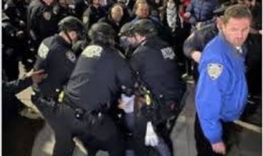 पुलिस ने कैलिफोर्निया विवि में फलस्तीन समर्थक प्रदर्शनकारियों के तंबुओं को हटाना शुरू किया