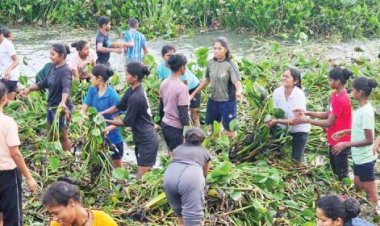 प्रशिक्षणार्थियों और पूर्व सैनिकों ने चलाया स्वच्छता अभियान
