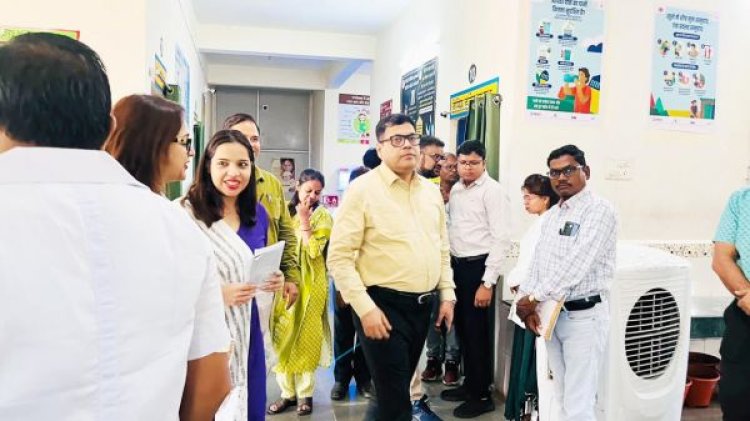 एडिशनल मिशन डायरेक्टर नीति आयोग दिल्ली शेखर ने किया दौरा