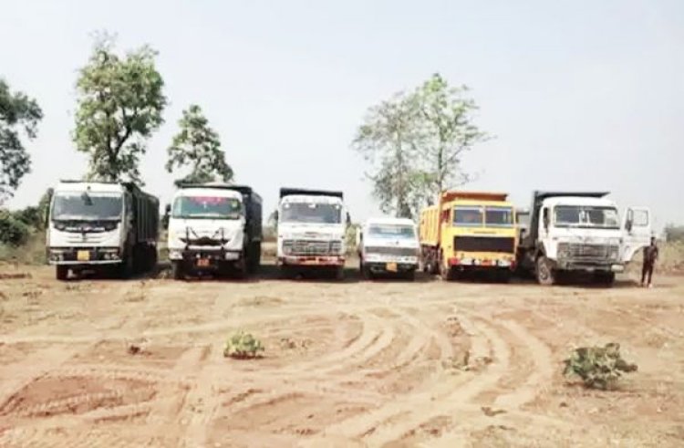 कलेक्टर के निर्देश पर खनिज विभाग ने की ताबड़तोड़ कार्रवाई