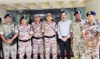 आरपीएफ के महानिदेशक पहुंचे बचेली, रेल दोहरीकरण का जायजा