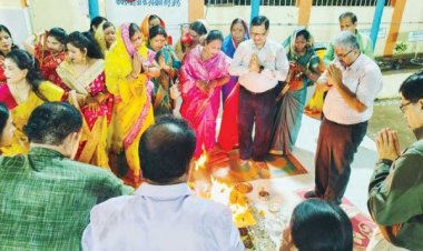 सीजीएम ने शीतला माता मंदिर परिसर में नवनिर्मित भवन का किया लोर्कापण