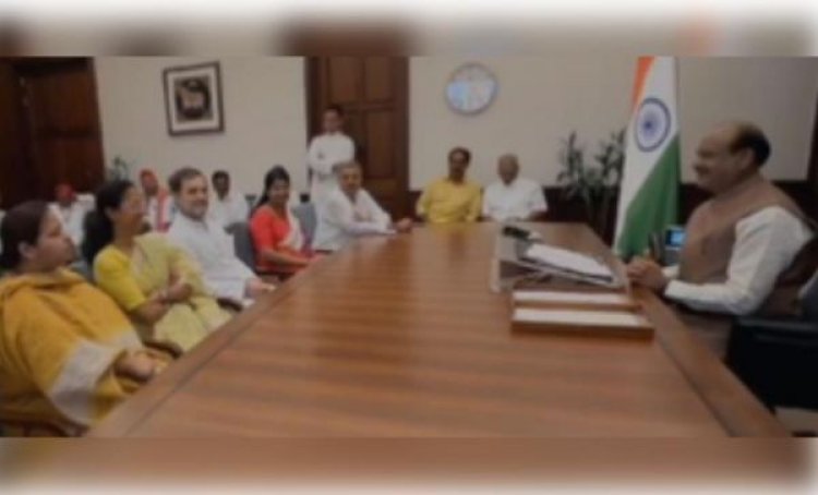 लोकसभा में विपक्ष के नेता बनने के बाद राहुल गांधी ने स्पीकर से की मुलाकात