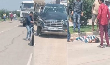 CG Accident News: तेज रफ्तार कार ने बाइक सवार परिवार को रौंदा, महिला और 4 माह के बच्चे की मौत, आरोपी फरार