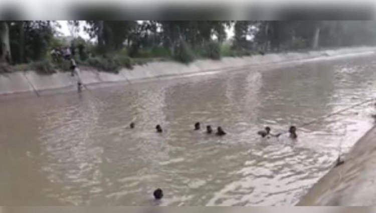 गुरदासपुर: नहाने गए सरपंच को डूबता देख दो दोस्तों ने लगाई छलांग, तीनों डूबे, एक का शव बरामद