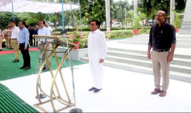 मंत्रालय में हुआ राष्ट्र-गीत एवं राष्ट्र-गान का सामूहिक गायन