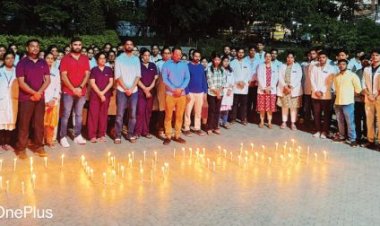 ड्यूटी के दौरान महिला डॉक्टर की हत्या, मेकाज के डॉक्टरों ने दी श्रद्धांजलि