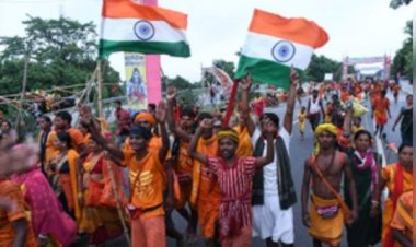 बिहार में श्रावण महीने में दिख रही शिवभक्ति के साथ-साथ राष्ट्रभक्ति