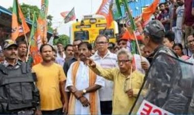 ‘बंगाल बंद’ लागू करवाने की कोशिश के दौरान भाजपा कार्यकर्ताओं की कई स्थानों पर पुलिस से झड़प