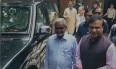 हिमंता बिस्वा सरमा ने की चंपई सोरेन से मुलाकात, असम आने का दिया निमंत्रण