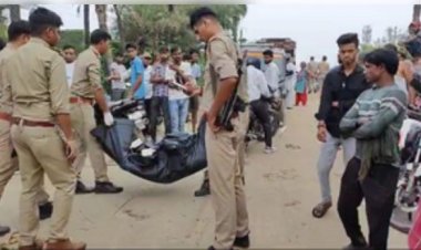 गाजियाबाद में मिला युवती का अधजला शव, जांच में जुटी पुलिस