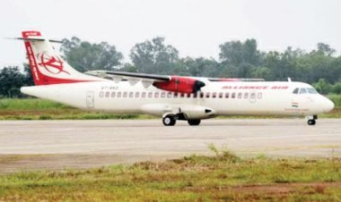 दरिमा एयरपोर्ट पर 72 सीटर विमान की ट्रायल लैंडिंग