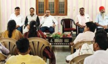 सदस्यता अभियान की समीक्षा लेने पहुंचे बस्तर संभाग सह प्रभारी