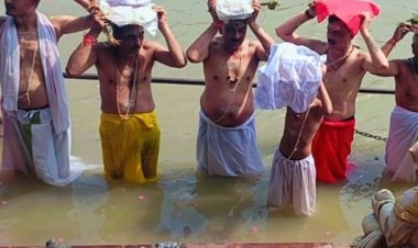 ब्राह्मण समाज ने किया पितरों का पिंडदान एवं तर्पण:पितरों का तर्पण और मोक्ष का मार्ग प्रशस्त करना पारिवारिक धर्म और सामाजिक सरोकार- अध्यक्ष