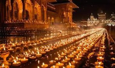 अयोध्या में दीपोत्सव कार्यक्रम; रामायण के प्रसंगों को दर्शाती झांकियों ने बिखेरी छटा