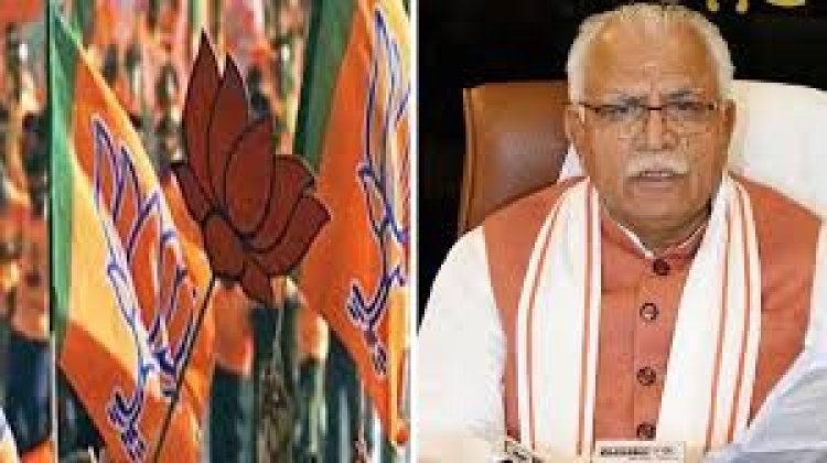 हरियाणा में बीजेपी की जीत की हैट्रिक पर आतिशबाजी:खरगोन जिलाध्यक्ष बोले- तीसरी बार सरकार बनना ऐतिहासिक