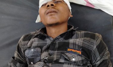 नींद का झोंका आने पर ट्रेन से गिरा युवक:छठ पूजा के लिए मुंबई से पटना जा रहा था; जिला अस्पताल में इलाज जारी