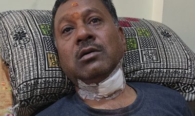 चायना डोर से कर्मचारी का गला कटा, 8 टांके:उज्जैन में जहां 3 साल पहले गई थी युवती की जान, वहीं फिर हुआ हादसा