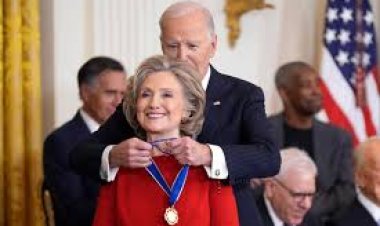 बाइडन ने हिलेरी क्लिंटन, जॉर्ज सोरोस को ‘प्रेसिडेंशियल मेडल ऑफ फ्रीडम’ प्रदान किया