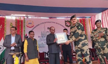 पश्चिम बंगाल के राज्यपाल बोस पहुंचे सीमा चौकी पर मेडकल कैंप में, ‘बीएसएफ की मुस्तैदी के कारण हम चैन की नीन्द सो पा रहे हैं’