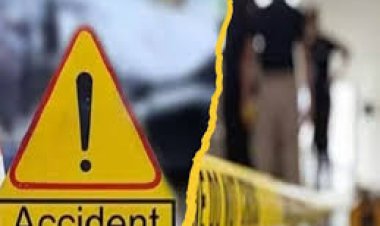 बस की चपेट में आने से बाइक सवार एक ही परिवार के तीन लोगों की मौत