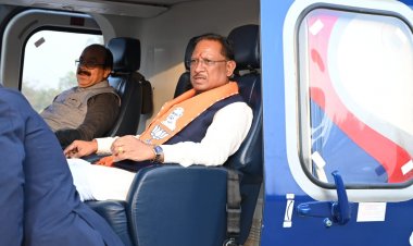 मुख्यमंत्री विष्णु देव साय पहुंचे नवगठित जिला सक्ती, हेलीपेड पर मुख्यमंत्री का हुआ भव्य स्वागत….