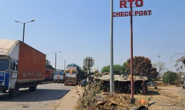 राजनांदगांव-छत्तीसगढ़ परिवहन चेक पोस्ट पाटेकोहरा बेरियर व अस्थाई बेरियर बरनारा कला में दोनो जगहों से करोड़ों रुपए का हेरा फेरी कर रहे हैं परिवहन- निरीक्षक 