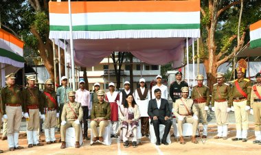 बलरामपुर:गणतंत्र दिवस का फाइनल रिहर्सल सम्पन्न.... पढ़िए पूरी खबर