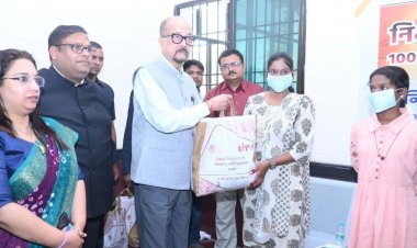रायपुर: रेडक्रॉस के माध्यम से हेल्थ कैंप, ब्लड डोनेशन कैंप एवं बेहतर स्वास्थ्य सेवाएं है राज्यपाल ""कराएं टीबी मरीजों को प्रदान किये निक्षय मित्र सुपोषण किट