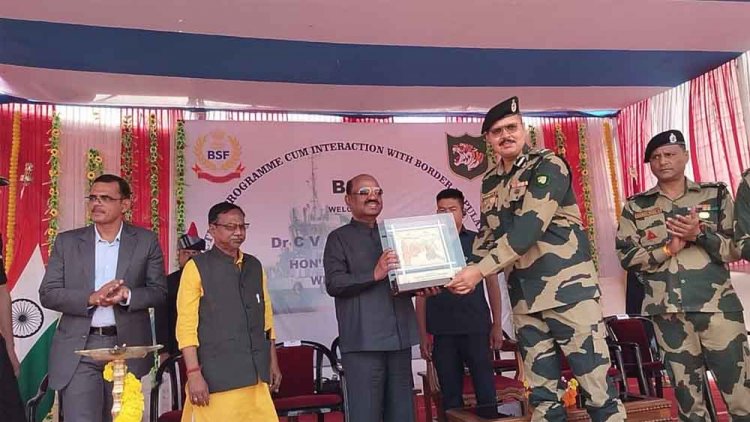 पश्चिम बंगाल के राज्यपाल बोस पहुंचे सीमा चौकी पर मेडकल कैंप में, ‘बीएसएफ की मुस्तैदी के कारण हम चैन की नीन्द सो पा रहे हैं’