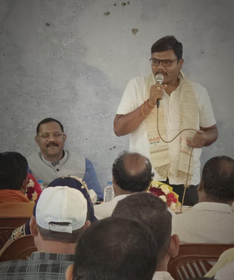 नगरीय निकायों में विकास का नया अध्याय लिखेगी भाजपा,मूलभूत सुविधाओं से शहरों को चमकाएंगे:टिकेश्वर गबेल