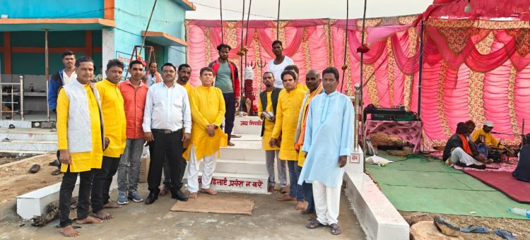 ग्राम पंचायत पचीरा में हुआ सूर्य बाबा धाम का निर्माण....