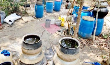 रायपुर : बलरामपुर जिले में 22 लीटर अवैध महुआ शराब और 150 किलोग्राम महुआ लाहन जब्त