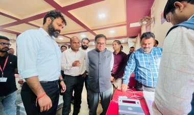 जशपुर: नगरीय निकाय निर्वाचन के लिए ईवीएम कमीशनिंग कार्य का कमिश्नर एवं कलेक्टर ने किया निरीक्षण ईवीएम स्ट्रांग रूम में स्टोरेज एवं सुरक्षा व्यवस्था का.... पढ़िए पूरी खबर