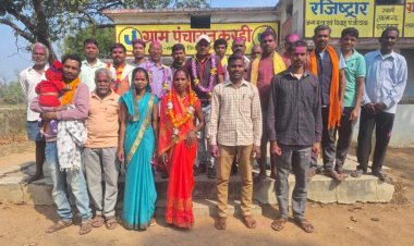 रिसगांव वनांचल क्षेत्र सुर्खियों में,जिले के वनांचल क्षेत्र ग्राम पंचायत करही में ग्राम वासियो ने की एकता की मिशाल पेश,पूरे ग्राम पंचायत चुनाव को किया निर्विरोध