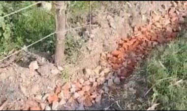 निघासन नगर पंचायत में कराए जा रहे कार्यों में जमकर किया जा रहा भ्रष्टाचार