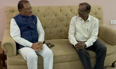 मुख्यमंत्री श्री विष्णुदेव साय से नई दिल्ली में भारतीय अंतरिक्ष अनुसंधान संगठन इसरो के अध्यक्ष डॉ वी नारायणन ने की मुलाक़ात