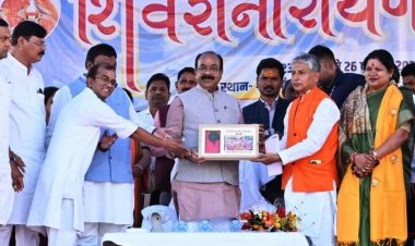 शिवरीनारायण:उप मुख्यमंत्री ने शिवरीनारायण महोत्सव का किया शुभारंभ, अटल परिसर का लोकार्पण भी किया