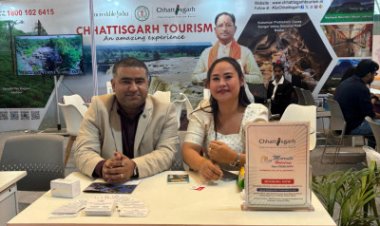 रायपुर : SATTE 2025 : पर्यटन स्थलों को प्रमोट करने छत्तीसगढ़ टूरिज्म बोर्ड ने बनाया विशेष स्टॉल SATTE 2025, दिल्ली के यशोभूमि में आयोजित हुआ साउथ एशिया ट्रेवल एंड टूरिज्म एक्सपो 2025