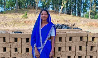 जशपुर सफलता की कहानी: संघर्ष से सफलता तकरू सरिता बाई ने मिट्टी के ईंट बनाकर लिखी ख़ुद की तक़दीर.....