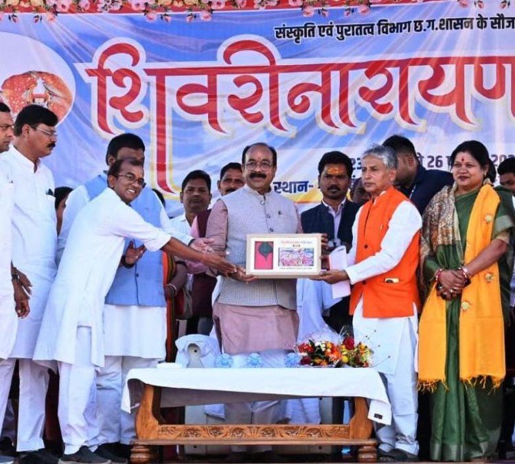 शिवरीनारायण:उप मुख्यमंत्री ने शिवरीनारायण महोत्सव का किया शुभारंभ, अटल परिसर का लोकार्पण भी किया