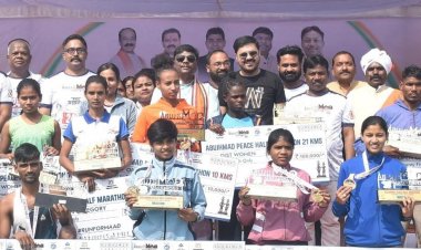 रायपुर : अबूझमाड़ पीस हाफ मैराथन 2025: बस्तर में अमन, चैन और खुशहाली का संदेश,बस्तर क्षेत्र अब नई संभावनाओं और उपलब्धियों की ओर अग्रसर  - मुख्यमंत्री श्री साय