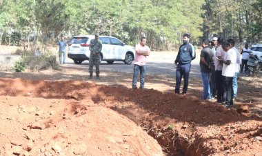 जशपुर:कलेक्टर ने जयस्तंभ चौक के सौंदर्यीकरण कार्य व निर्माणाधीन अटल परिसर का किया निरीक्षण ,कार्याे को गुणवत्तापूर्ण और समय-सीमा में पूर्ण करने के दिए निर्देश...