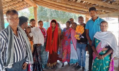 जशपुर:संजय भगत बने ग्राम पंचायत कलिया के उपसरपंच"15 वोटों से हुए निर्वाचित...