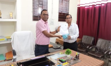 जशपुर:पूरन चंद सोनी के सेवानिवृत्त होने दी गई विदाई