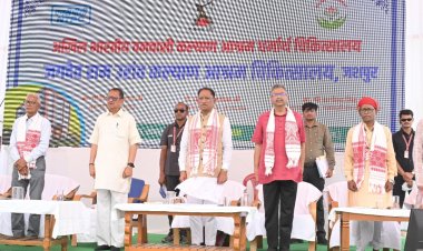 मुख्यमंत्री श्री विष्णुदेव साय ने स्वर्गीय जगदेव राम उरांव कल्याण आश्रम चिकित्सालय का भूमिपूजन किया एनटीपीसी लारा के सीएसआर फंड 35 करोड़ 53 लाख रूपए की लागत से अत्याधुनिक अस्पताल का होगा निर्माण