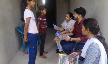 स्वामी आत्मानंद अंग्रेजी माध्यम विद्यालय दोकड़ा में प्रवेश प्रारंभ, शिक्षक गांव-गांव जाकर कर रहे अपील.....