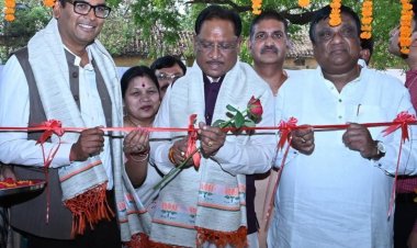 मुख्यमंत्री श्री विष्णुदेव साय ने जांजगीर में नवनिर्मित तहसील कार्यालय भवन का किया लोकार्पण