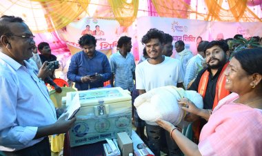 जिला स्तरीय सुशासन शिविर रोकड़ा में आयोजित किया गया 