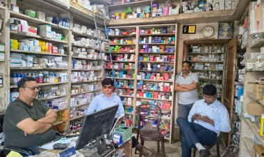 पत्थलगांव में मेडिकल स्टोर का संयुक्त टीम ने किया निरीक्षण" कोटपा एक्ट के तहत स्कूलों के 100 गज के भीतर तम्बाकू उत्पाद पाए जाने पर की गई कार्यवाही